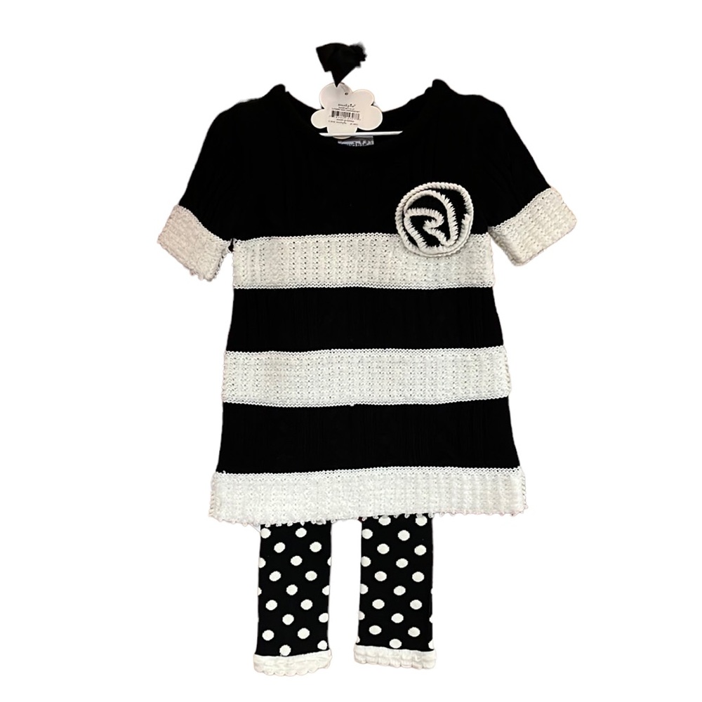 Mud Pie Children’s Tunic and Leggings Set Size 12-18 Months